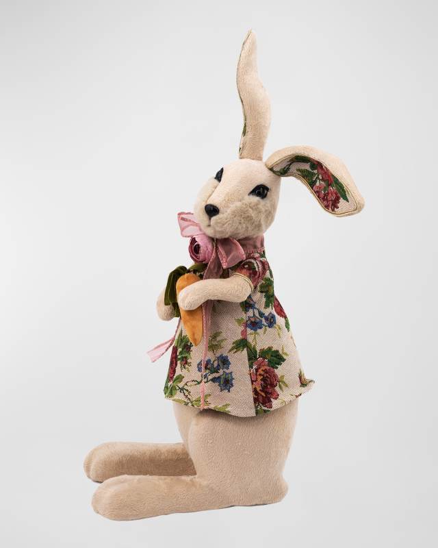 Standing Rabbit with Carrots, 20"